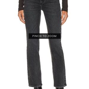 Agolde Women's High Rise Stovepipe in Metal